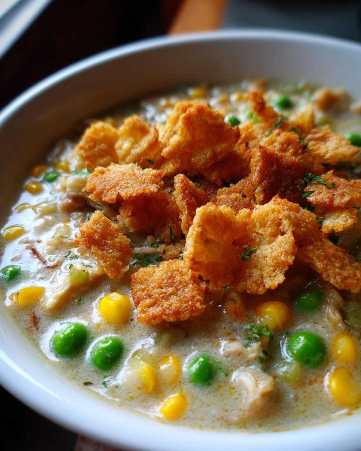 Leftover Turkey Pot Pie Soup (Cozy Day-After Meal) - detail 3