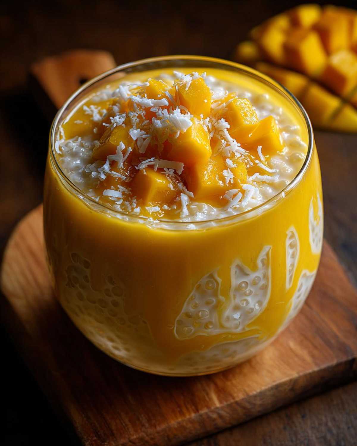 Mango Coconut Tapioca Pudding (Dairy-Free Delight) - detail 1