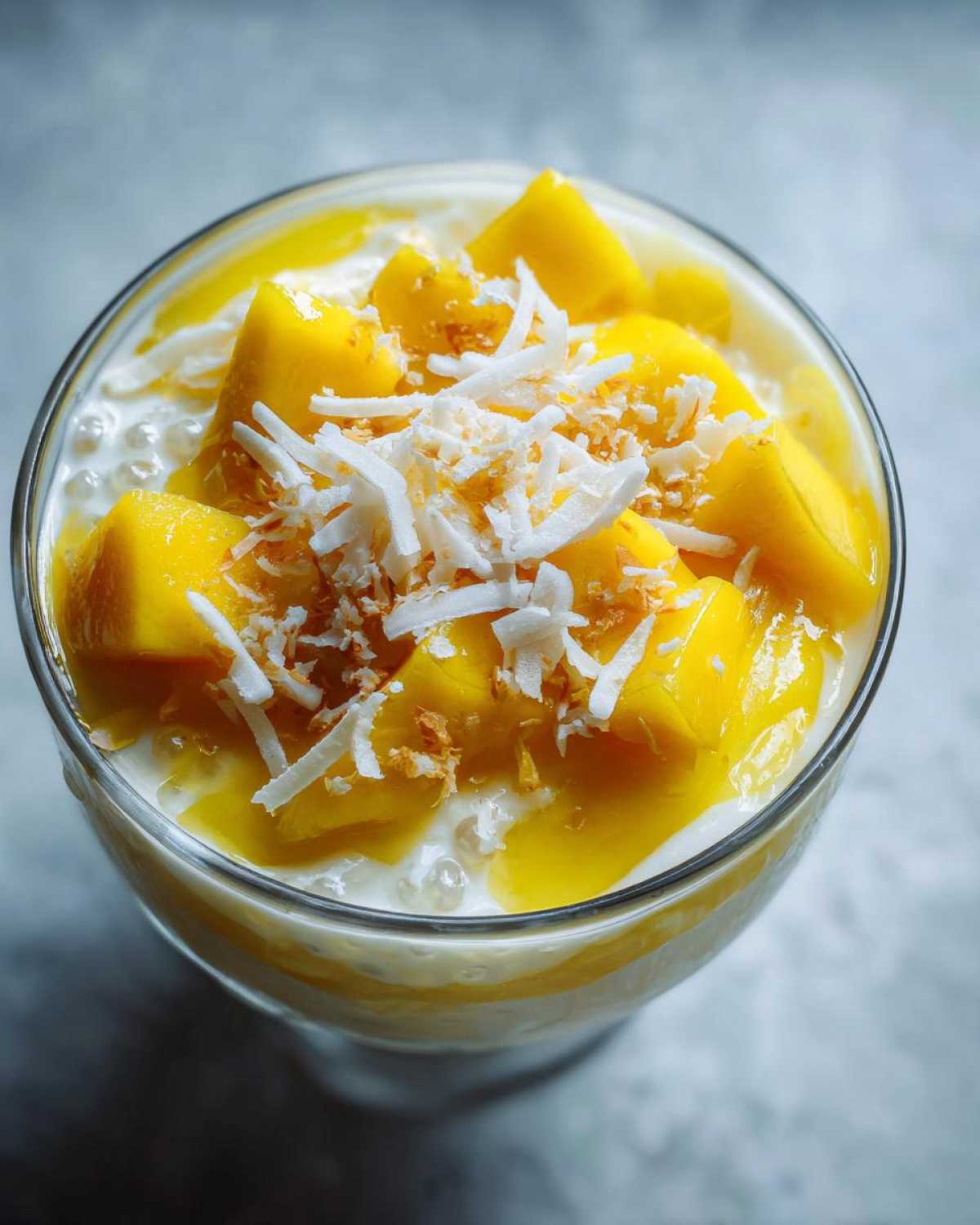 Mango Coconut Tapioca Pudding (Dairy-Free Delight) - detail 4