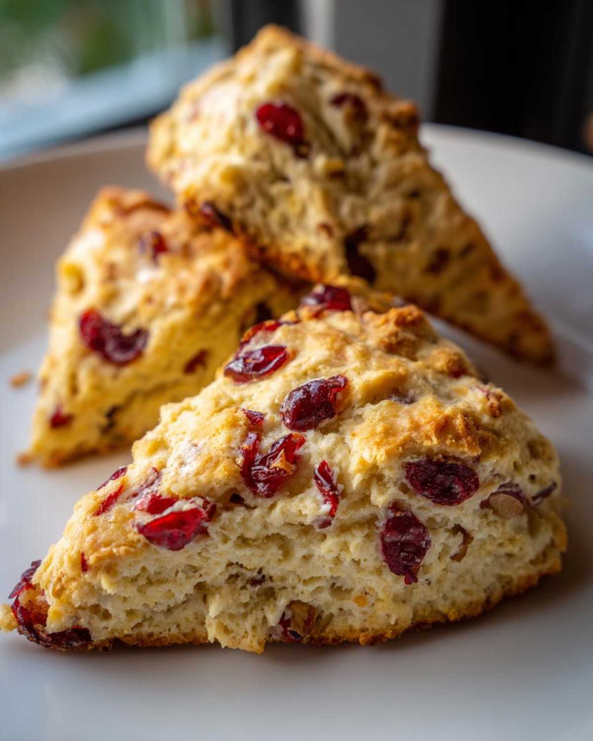 Melt-in-Your-Mouth Orange Cranberry Scones - detail 2