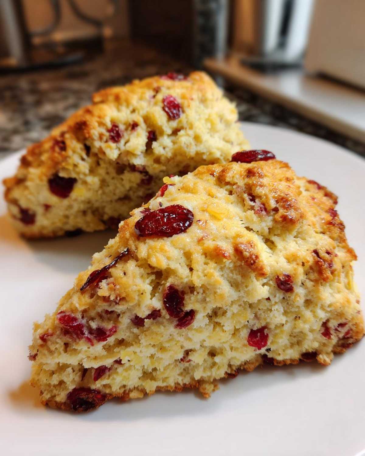 Melt-in-Your-Mouth Orange Cranberry Scones - detail 4