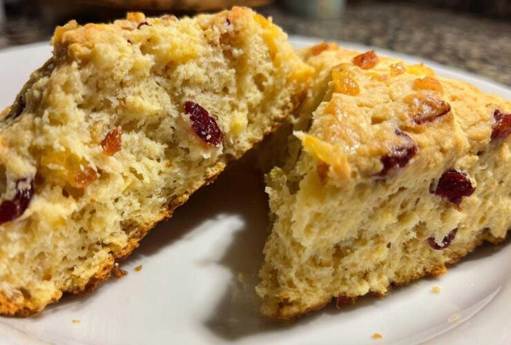 Melt-in-Your-Mouth Orange Cranberry Scones