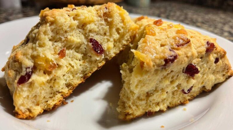 Melt-in-Your-Mouth Orange Cranberry Scones