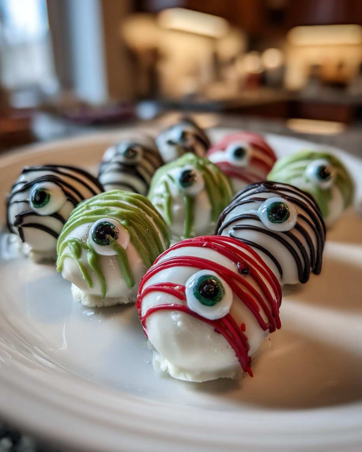 Monster Eyeball Oreo Truffles (Spooky & Easy) - detail 1
