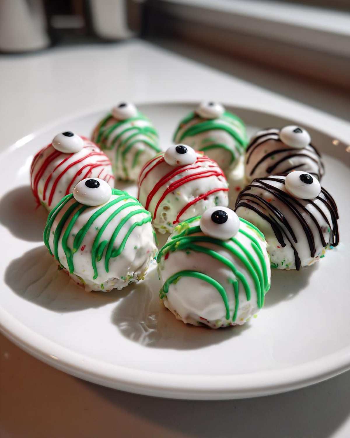 Monster Eyeball Oreo Truffles (Spooky & Easy) - detail 3