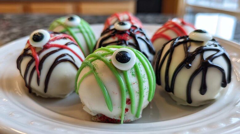 Monster Eyeball Oreo Truffles (Spooky & Easy)