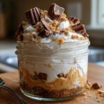 No-Bake Peanut Butter Pie in a Jar
