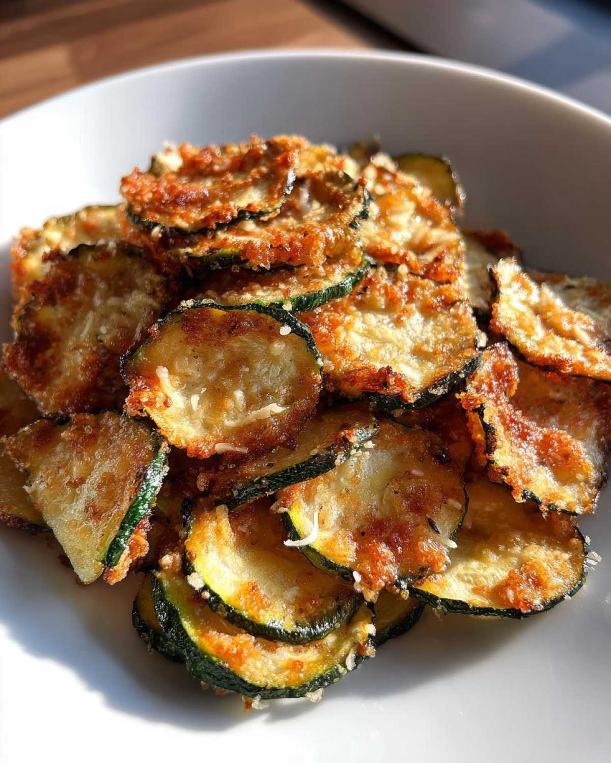 Parmesan Zucchini Chips Baked to Crispy Perfection - detail 3
