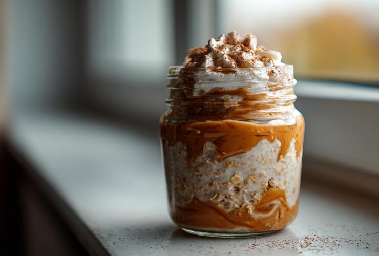 Pumpkin Pie Overnight Oats (Tastes Like Fall Dessert)