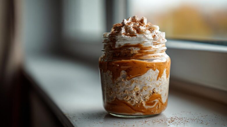 Pumpkin Pie Overnight Oats (Tastes Like Fall Dessert)
