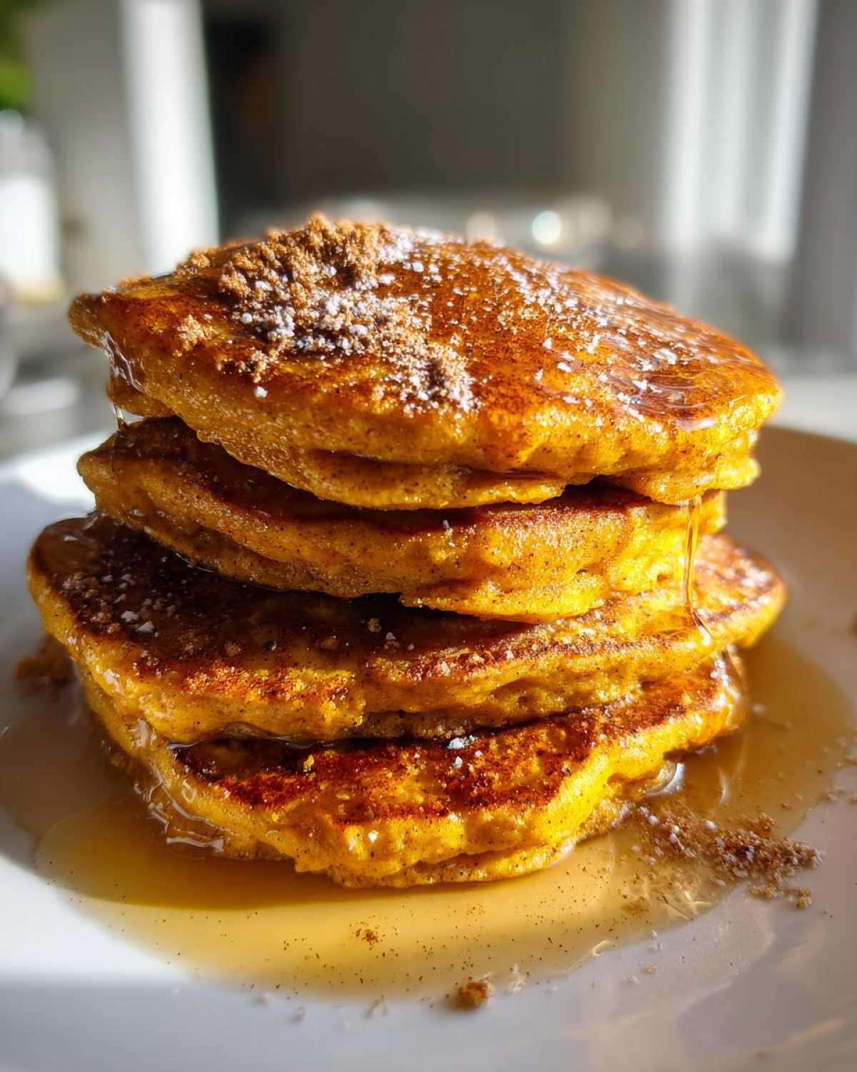 Pumpkin Spice Pancakes with a Hidden Healthy Twist - detail 1