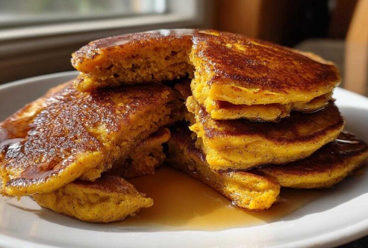 Pumpkin Spice Pancakes with a Hidden Healthy Twist
