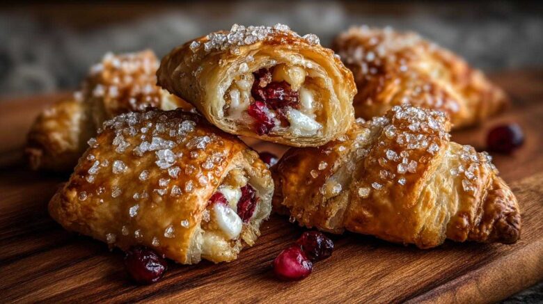Sparkling Cranberry Brie Bites (New Year’s Party Hit)