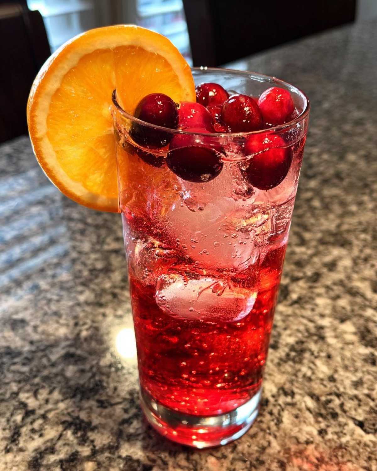 Spiced Cranberry Mocktail for the Holidays - detail 1