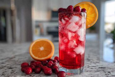 Spiced Cranberry Mocktail for the Holidays