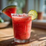 Spicy Watermelon Margaritas (Summer in a Glass)