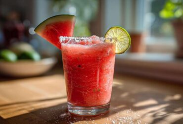 Spicy Watermelon Margaritas (Summer in a Glass)