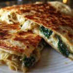 Spinach Artichoke Quesadillas (Inspired by the Dip)