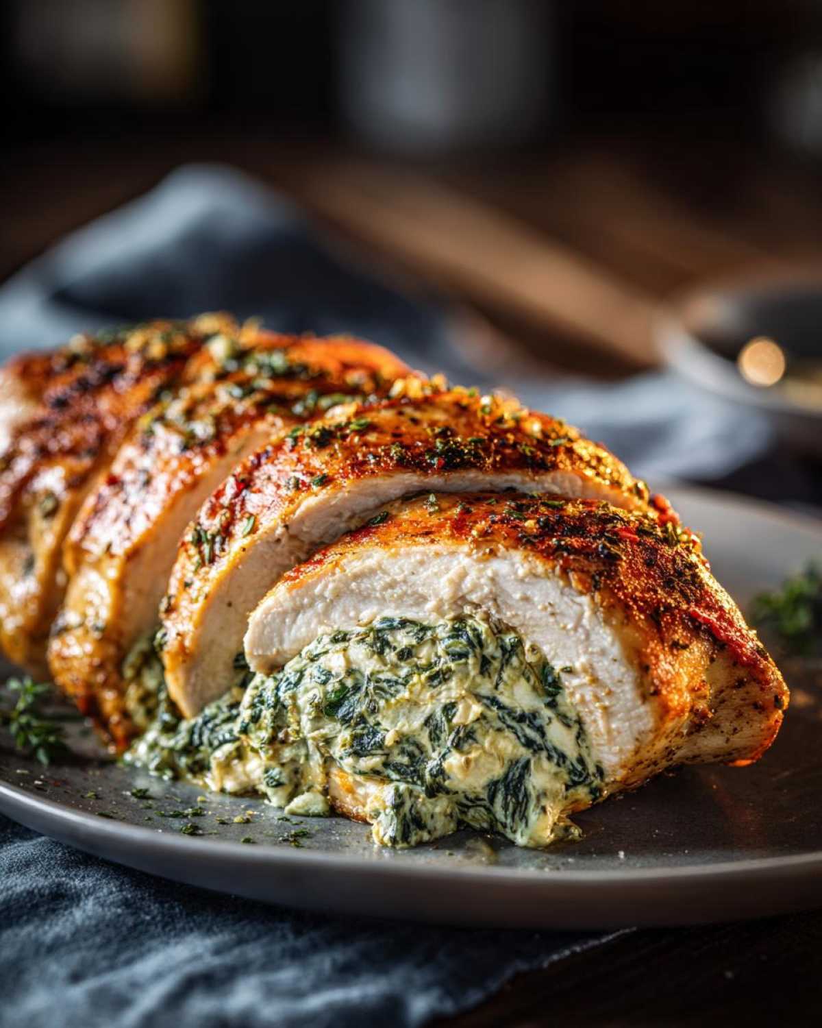 Spinach Artichoke Stuffed Chicken (Your New Go-To Dinner) - detail 1