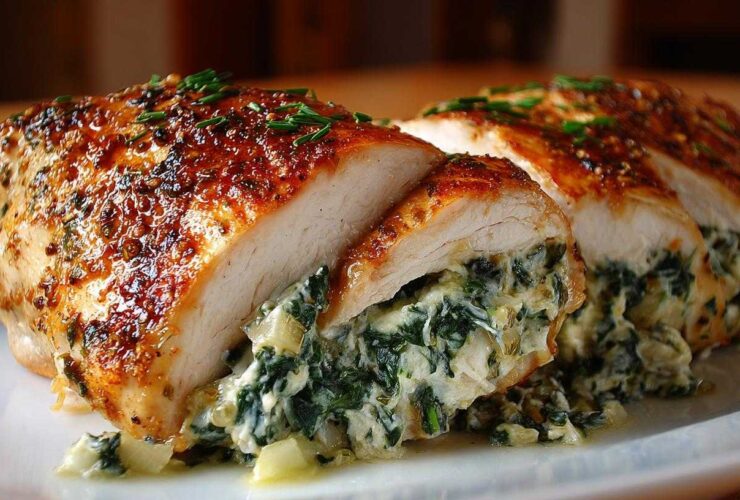 Spinach Artichoke Stuffed Chicken (Your New Go-To Dinner)