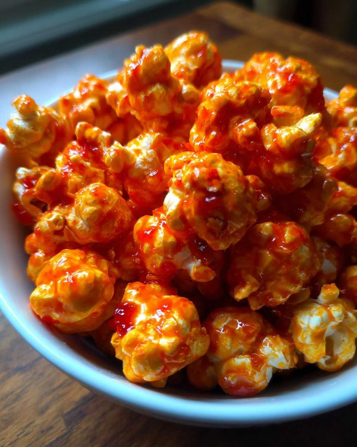 Sriracha Honey Popcorn (Sweet and Spicy Crunch) - detail 3