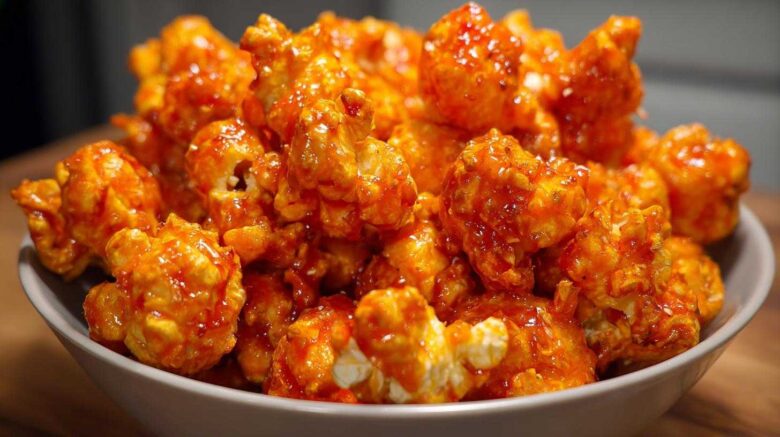 Sriracha Honey Popcorn (Sweet and Spicy Crunch)