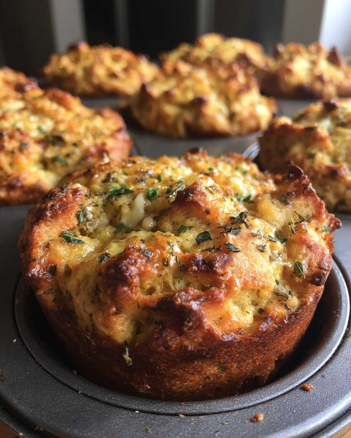 Stuffing Muffins with Sage Butter (Portion Perfect) - detail 1