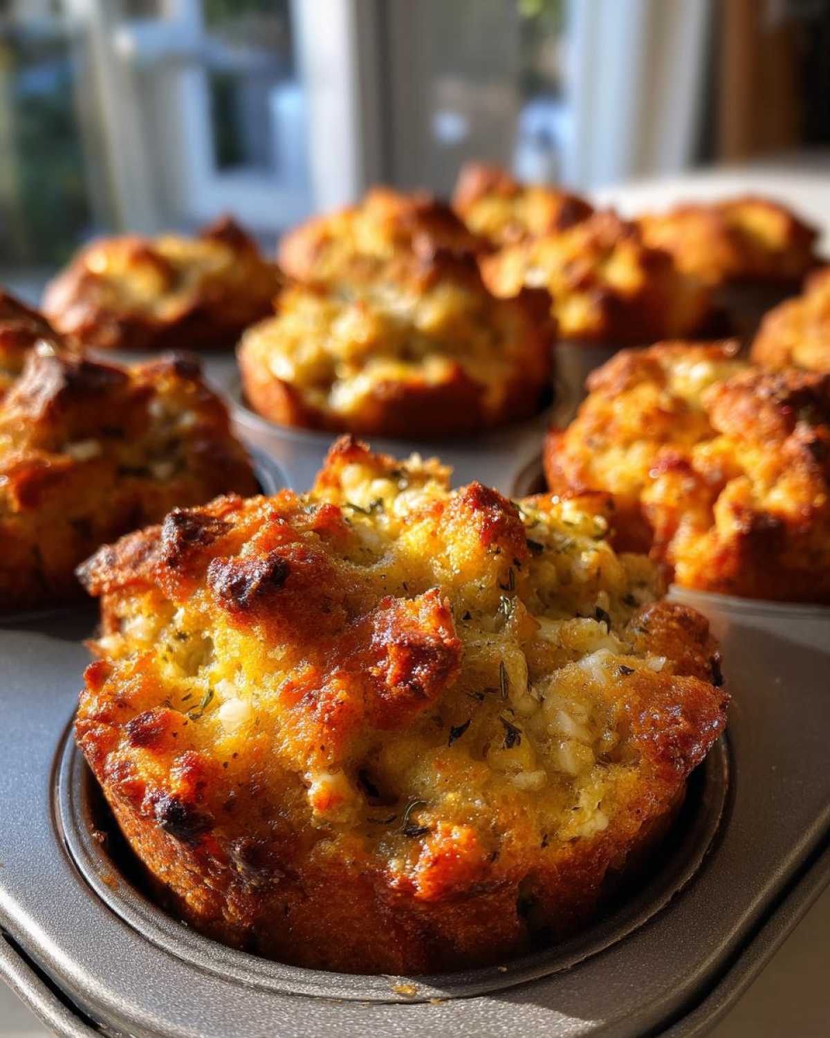 Stuffing Muffins with Sage Butter (Portion Perfect) - detail 2