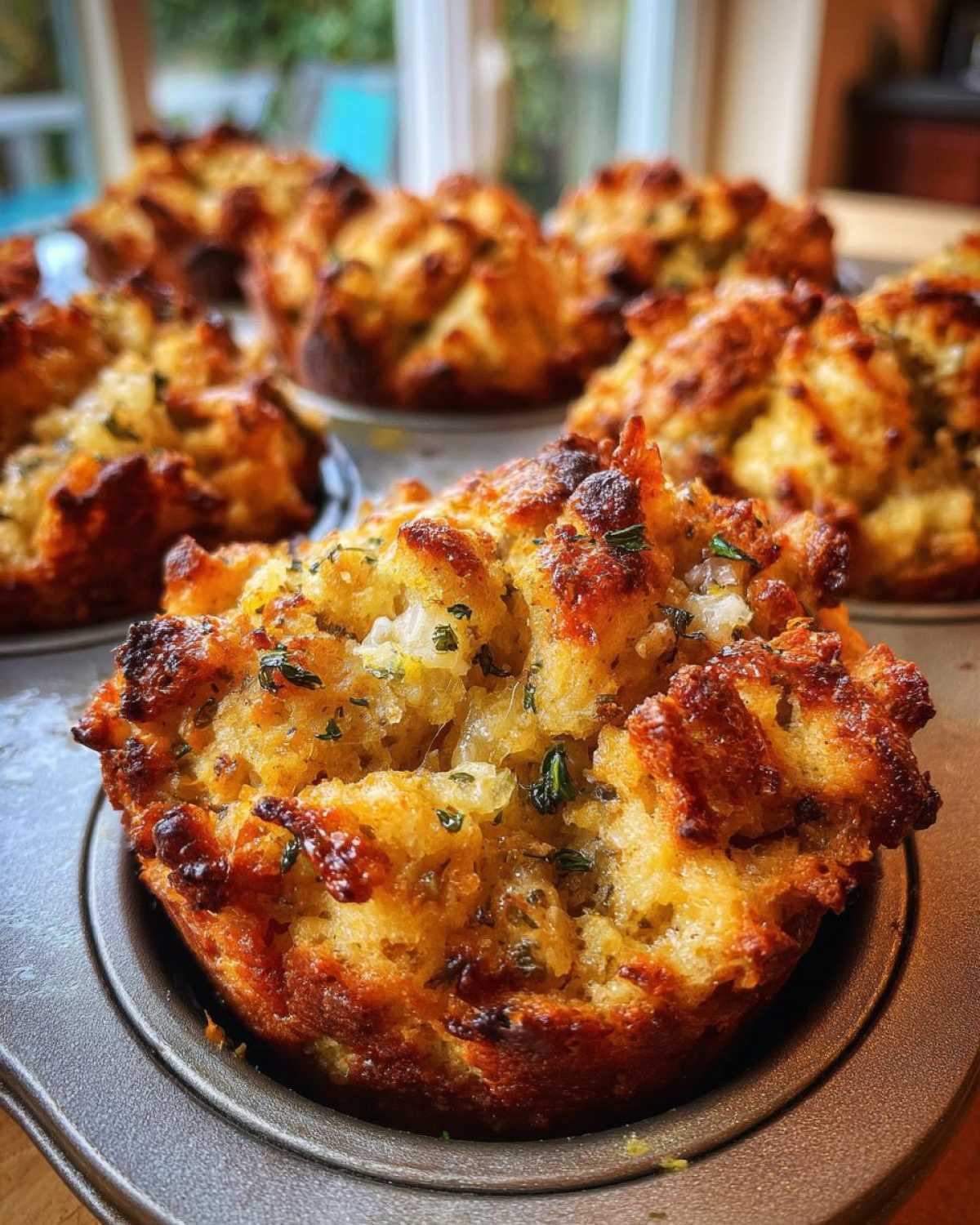 Stuffing Muffins with Sage Butter (Portion Perfect) - detail 3