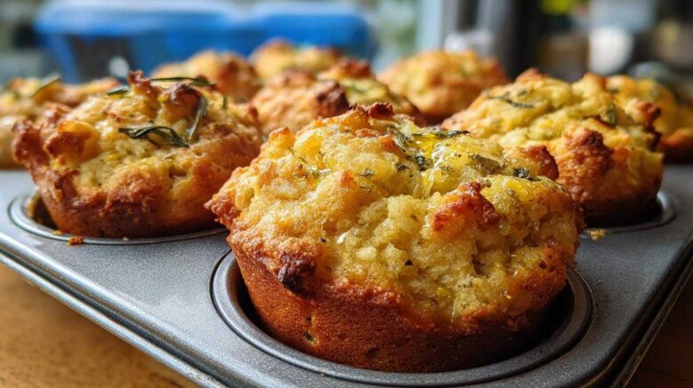 Stuffing Muffins with Sage Butter (Portion Perfect)