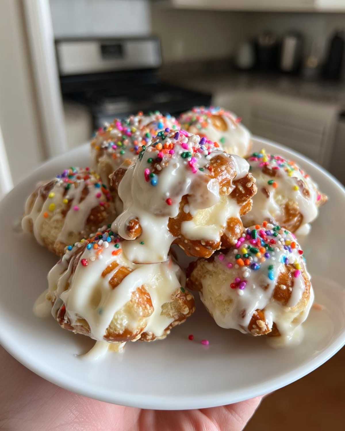 Yogurt Covered Pretzel Bites (Sweet & Salty Snack) - detail 4
