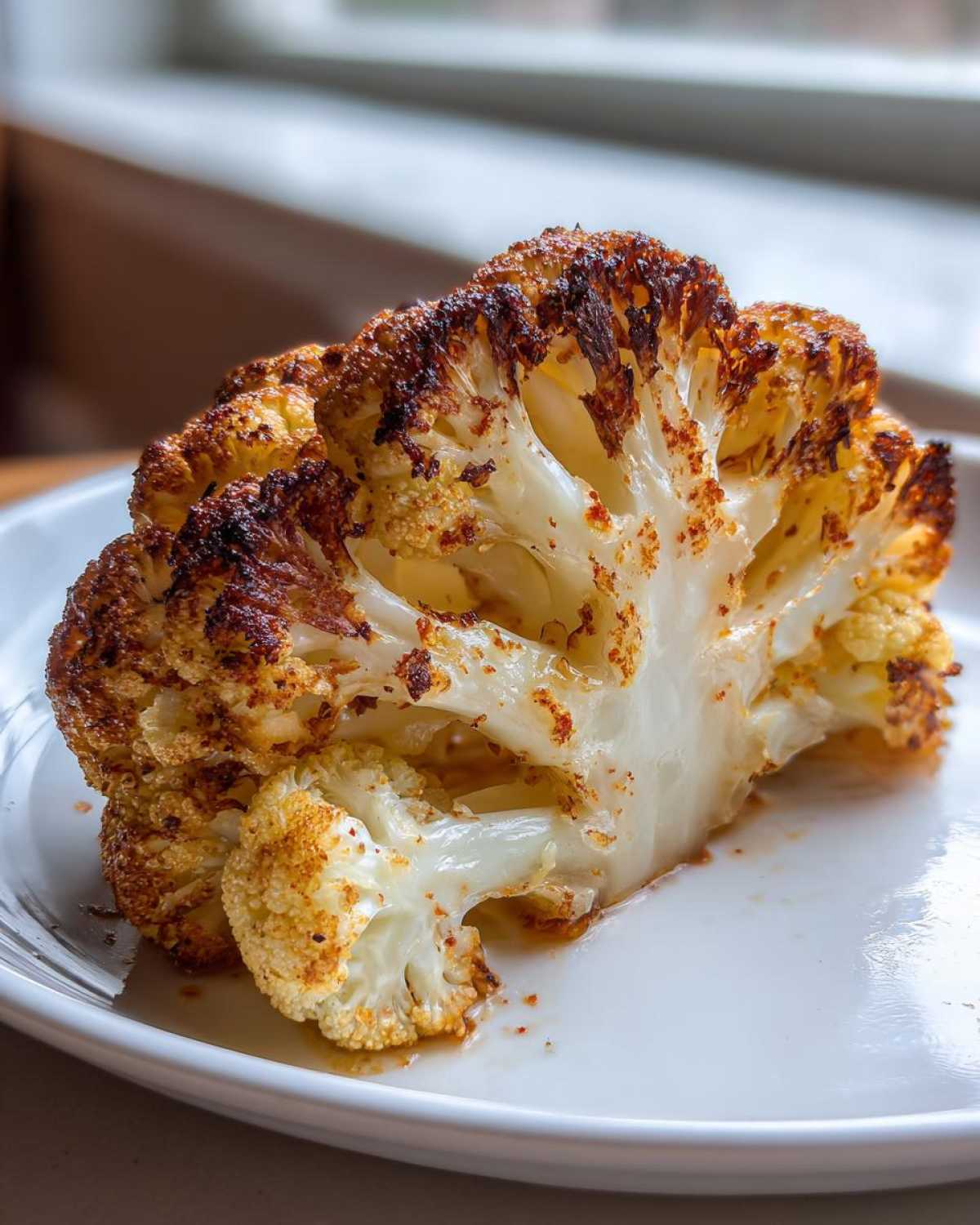 Air Fryer Crispy Cauliflower Steak - detail 1