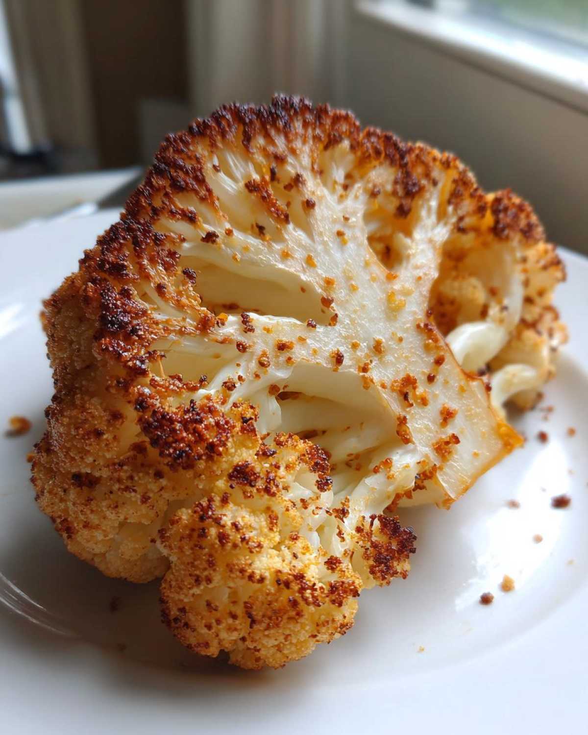 Air Fryer Crispy Cauliflower Steak - detail 3