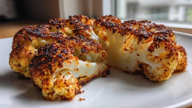 Air Fryer Crispy Cauliflower Steak
