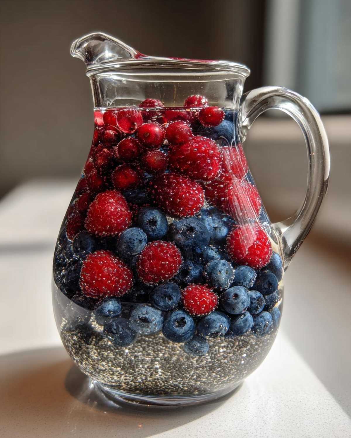 Berry Chia Seed Infused Water - detail 3