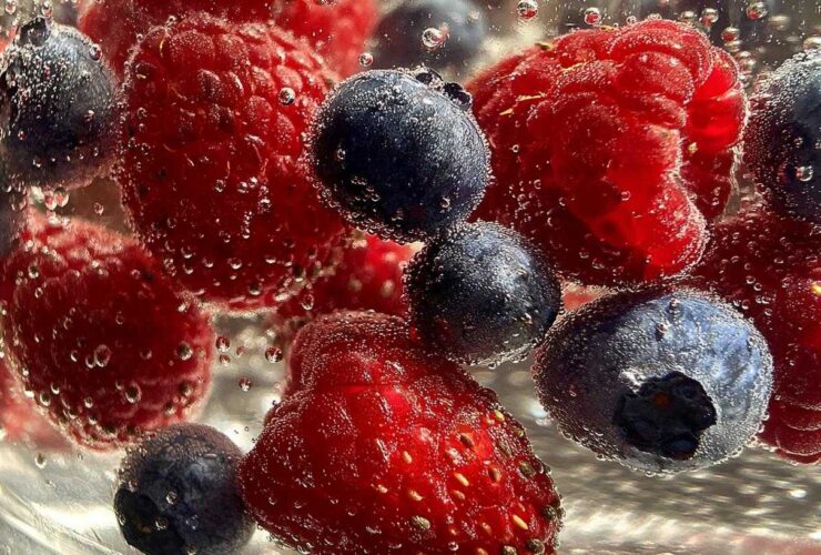 Berry Chia Seed Infused Water
