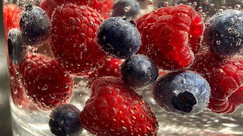 Berry Chia Seed Infused Water