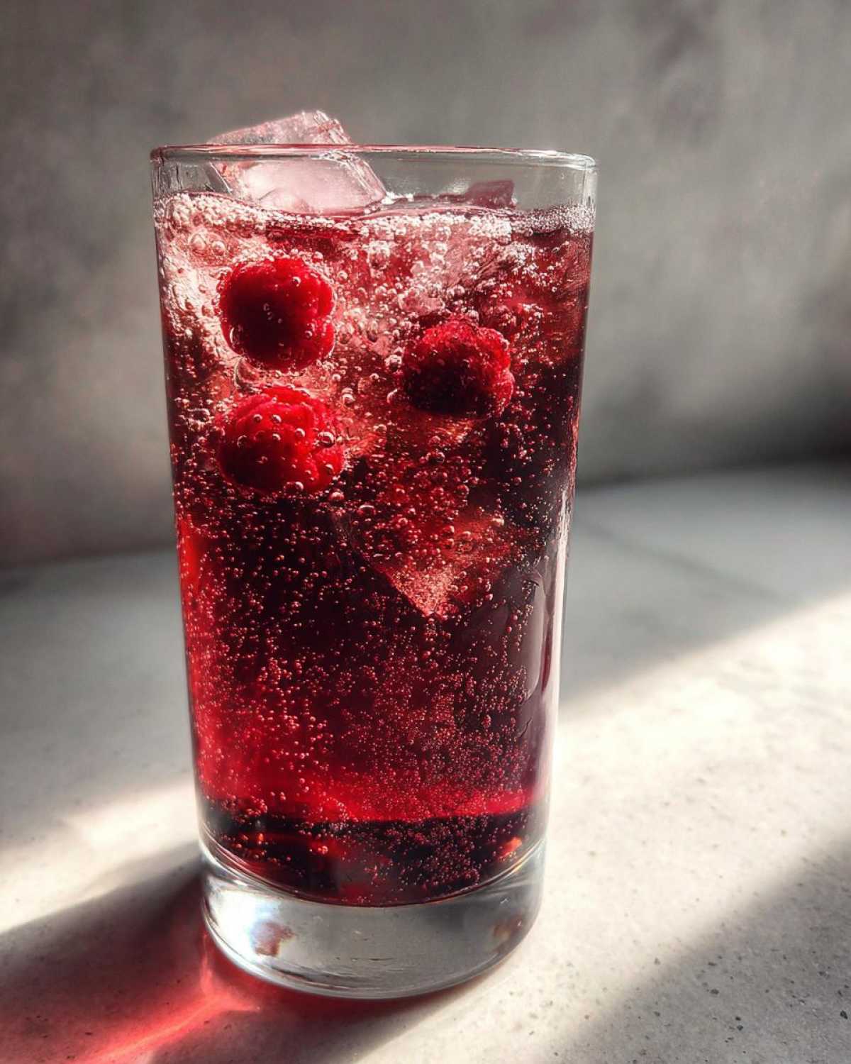 Berry Hibiscus Fizzy Water - detail 1