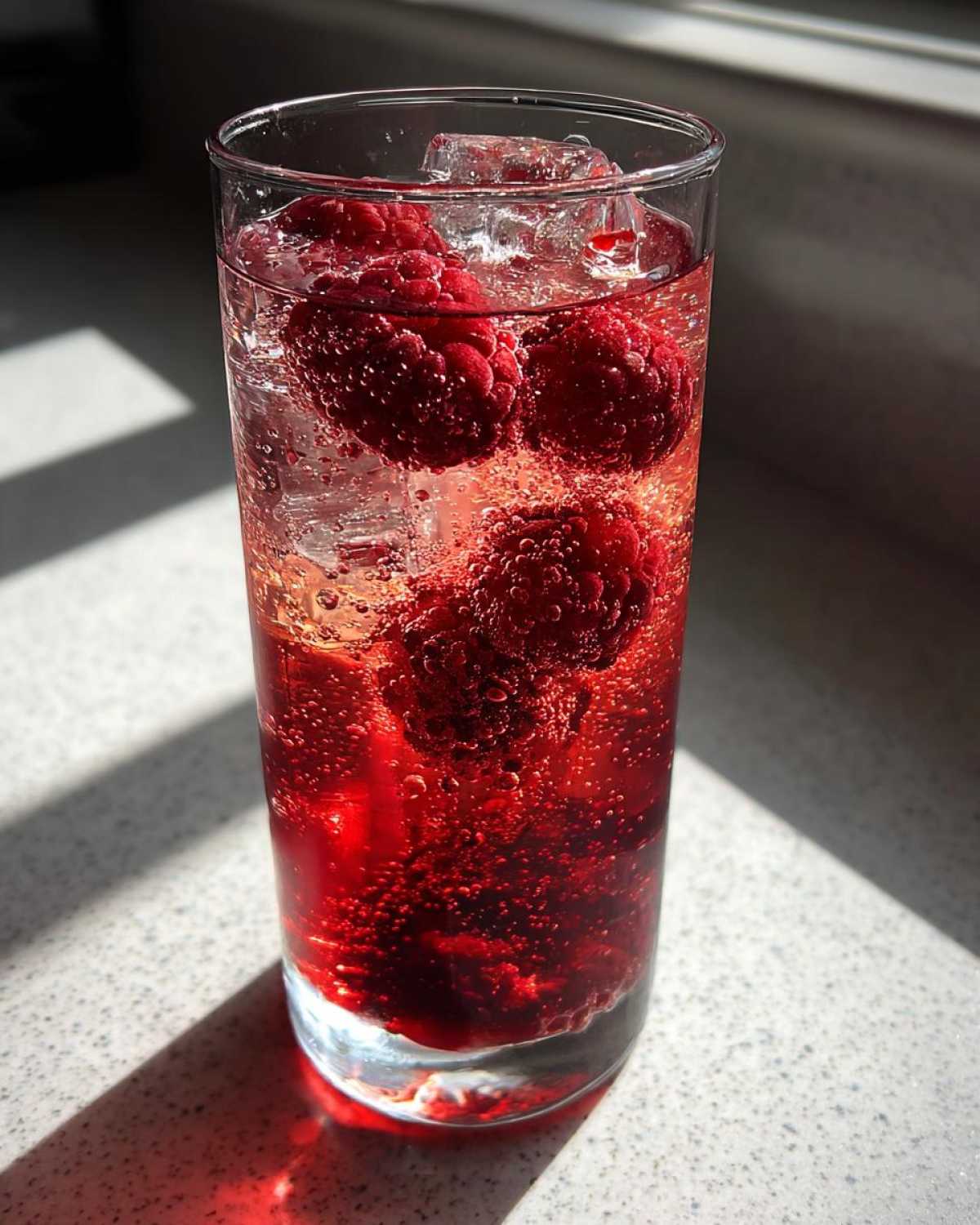 Berry Hibiscus Fizzy Water - detail 2