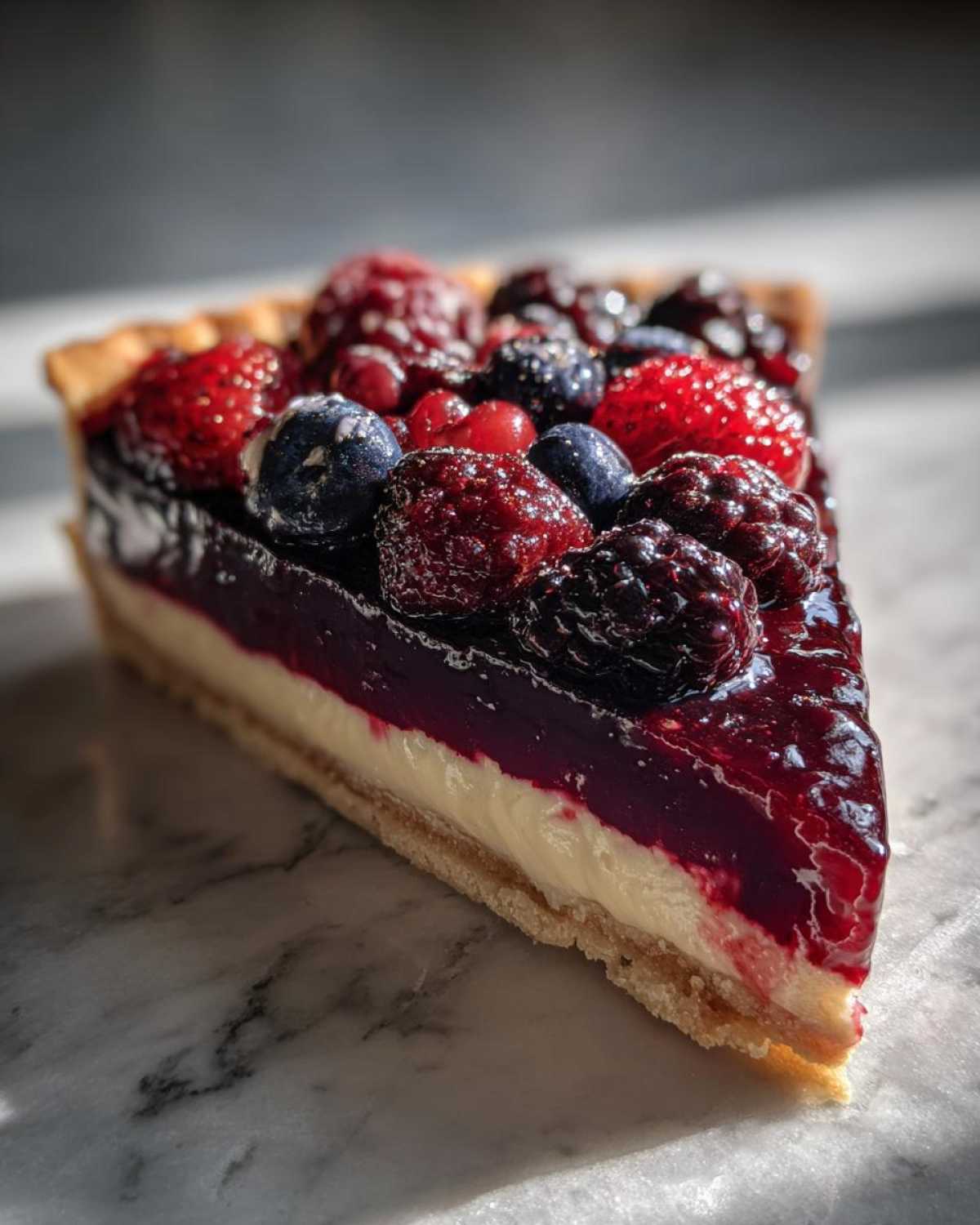 Berry Hibiscus Tart - detail 1