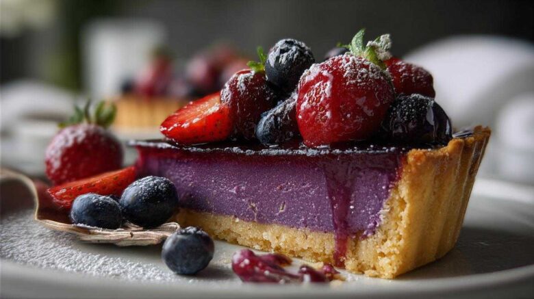 Berry Hibiscus Tart