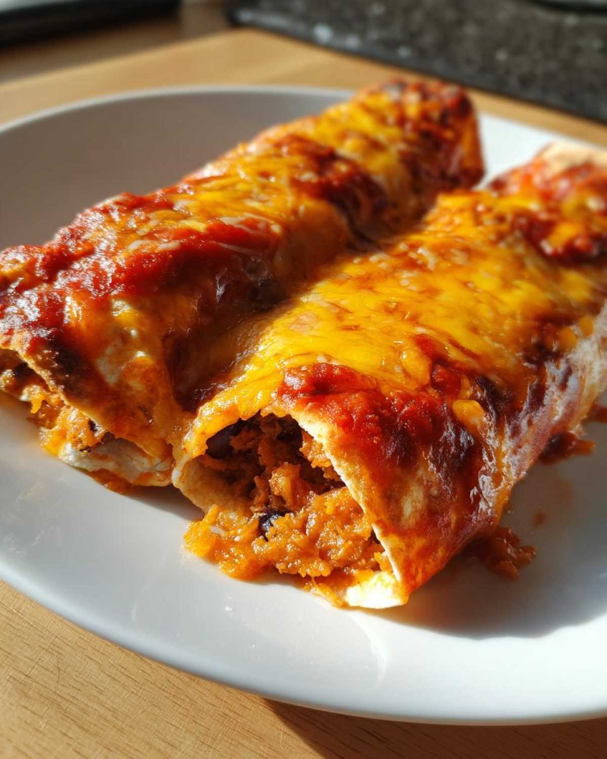 Black Bean & Butternut Enchiladas - detail 1