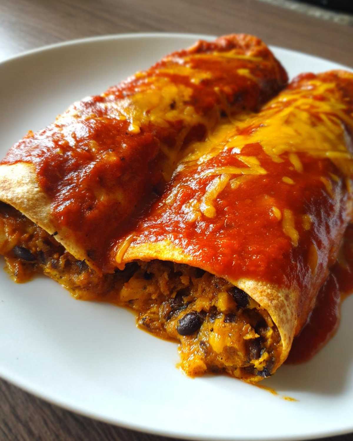 Black Bean & Butternut Enchiladas - detail 2