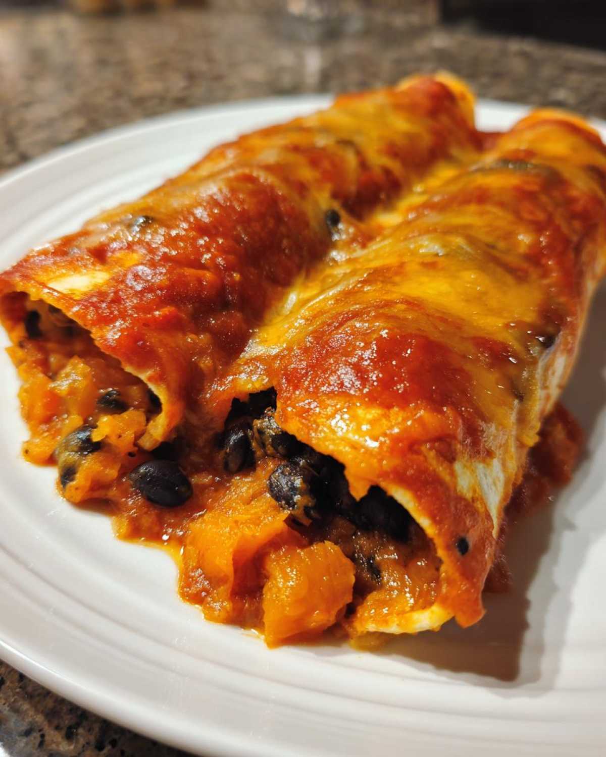 Black Bean & Butternut Enchiladas - detail 3