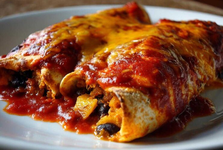 Black Bean & Butternut Enchiladas