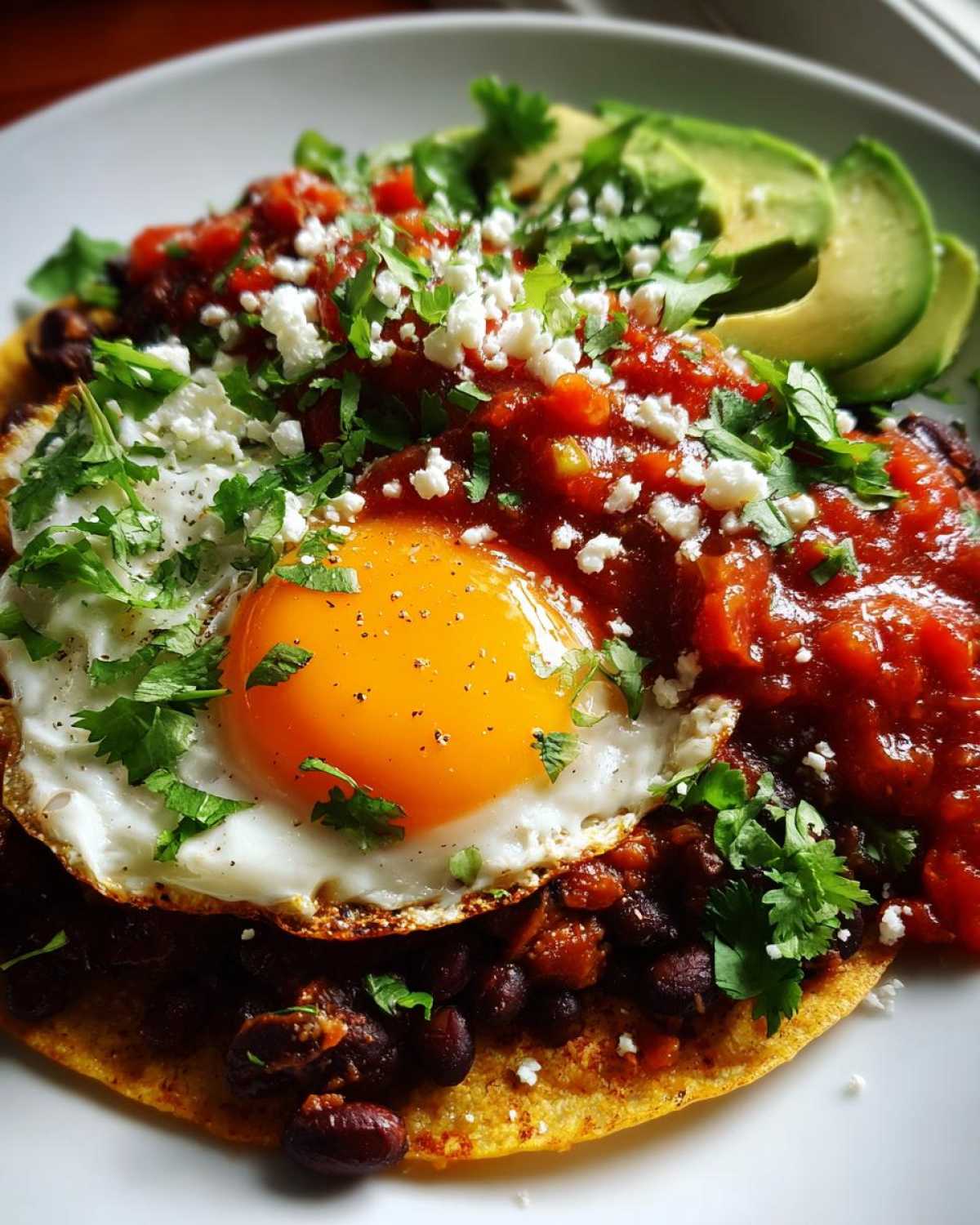 Black Bean Huevos Rancheros - detail 1