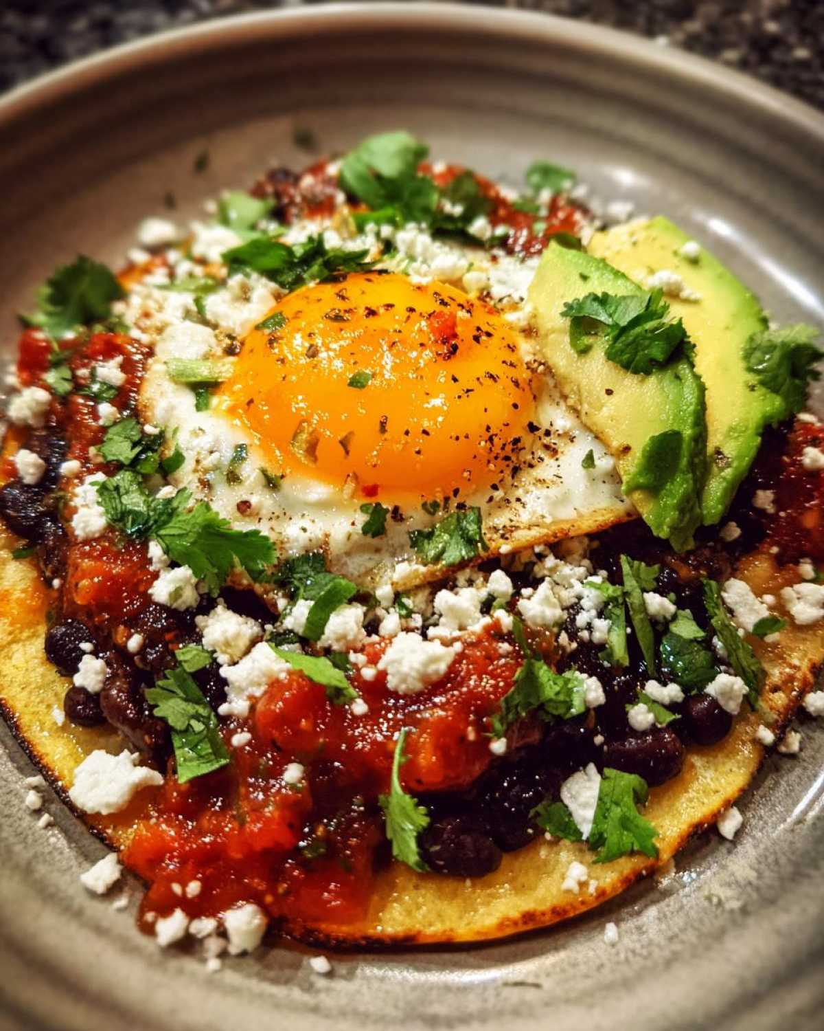 Black Bean Huevos Rancheros - detail 2