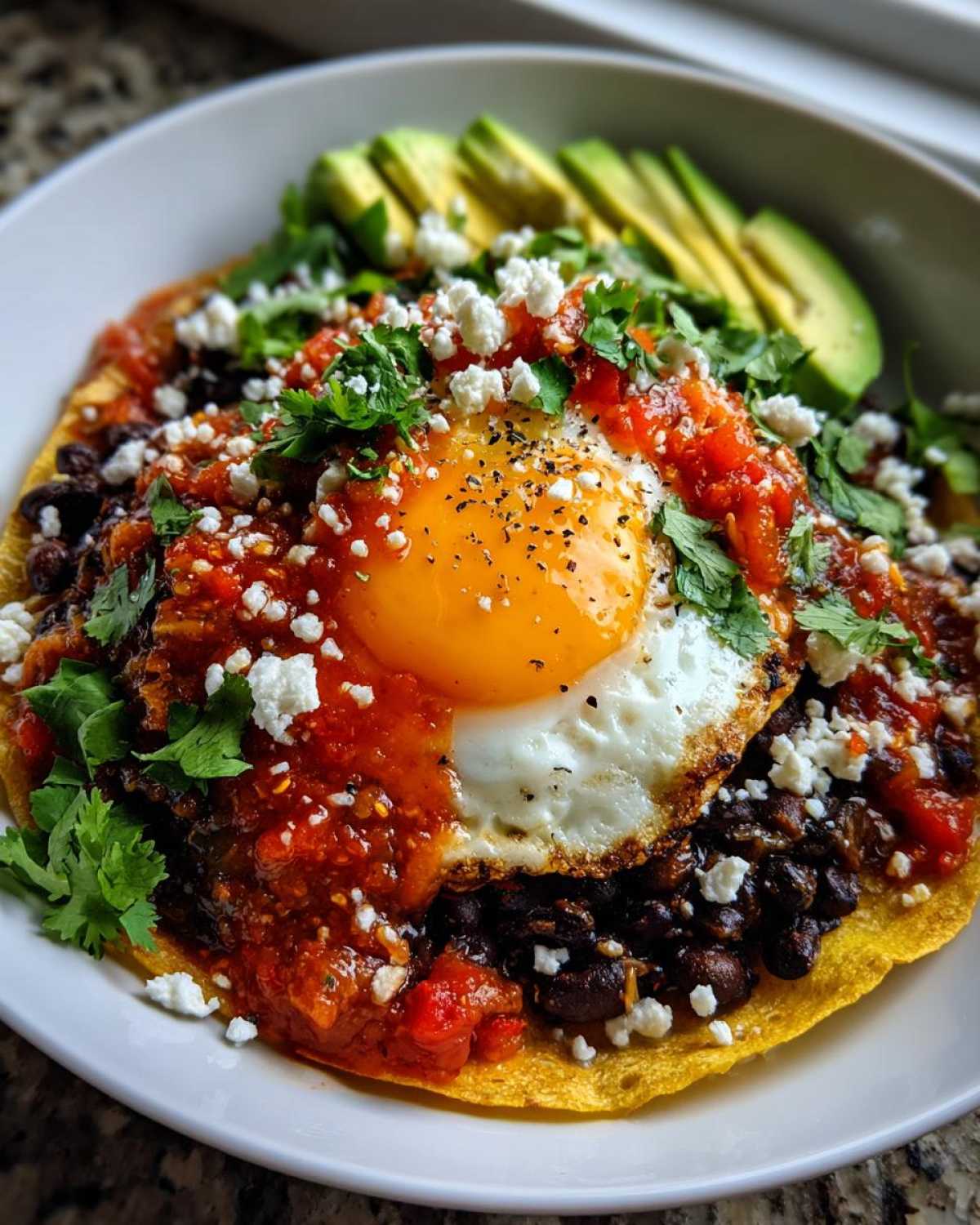 Black Bean Huevos Rancheros - detail 3