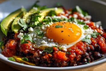 Black Bean Huevos Rancheros