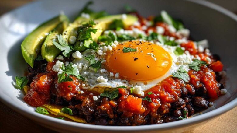 Black Bean Huevos Rancheros